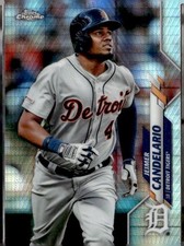 2020 Topps Chrome #19 Jeimer Candelario Prism Refractor