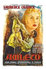 Hamlet 1948 - Laurence Olivier - Italy - Classic Movie Poster