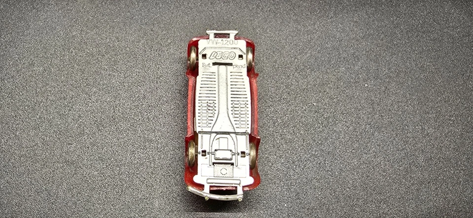 LEGO VW Volkswagen 1200 Beetle HO 1:87 Vintage Rojo Foto 4 de 4