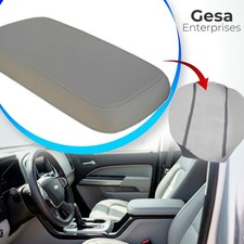 Fits 2015-2019 Chevy Colorado Center Console Armrest Vinyl Cover Light Gray Fits 2015-2019 Chevy Colorado Center Console Armrest Vinyl Cover Light Gray