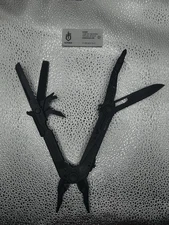 Gerber Multitool Black w/ Bit Set & Sheath – Survival EDC Knife Pliers Tool