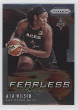 2020 Panini Prizm WNBA Fearless A'ja Wilson #11 0a16