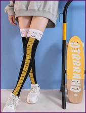 2 Pairs of Chicken Feet Socks for Women Fun Knee Calf Socks Spring Autumn Long