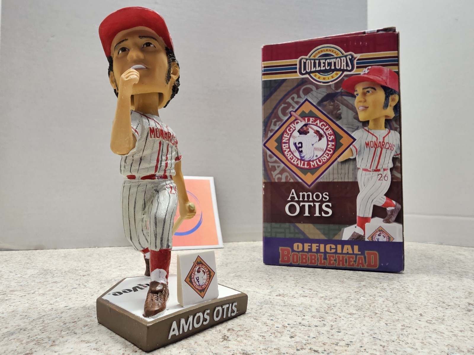 Amos Otis Kansas City Royals MLB Monarchs NLB 2018 SGA Bobblehead NIB