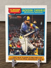 2025 Topps Heritage JACKSON CHOURIO Milwaukee Brewers 24 RECORD BREAKER #5