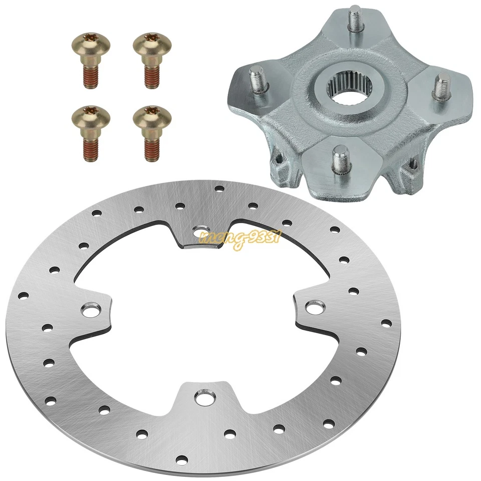 Front/Rear Wheel Hub & Disc Rotor for Arctic Cat 350 366 400 425 450 500 Alterra - Image 3 of 4