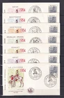 [LG80939] Belgium N°1284FDC Horses First Day Cover COB € 14,00 UNG