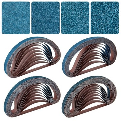 Tanzfrosch 1/2x18 Inch Belt Sander Sanding Belts Kit 40 Pcs (10 Each of 40/60...