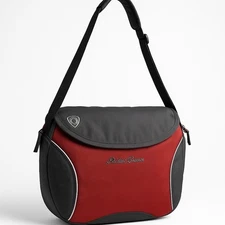 Eddie Bauer Messenger Bag Laptop Computer Crossbody Travel Office Carry On Gray