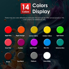 Tattoo Ink Set 14 Pcs Colors 1Oz 30Ml Tattoo Supply Indoor Tattoo Studio Smooth