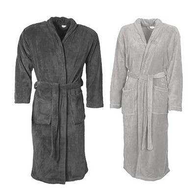 heimtexland   Super Soft Bademantel Teddy Fleece Morgenmantel Unisex Typ878