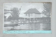 Neg1357/ Rotenburg Badeanstalt Original-Negativ 1940/50 