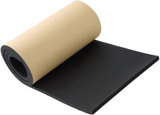 NATGAI Sponge Neoprene with Adhesive Foam Rubber Sheet 1/2” Thick X 12” Wide