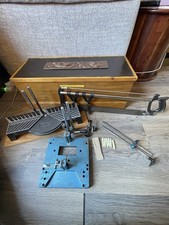 Jointmaster/Sliding Mitre Stand + Saw/Angle Cutting Tools In Wooden Box
