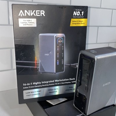 Anker Prime Docking Station 14-in-1 160W 10Gbps Data Transfer Dual