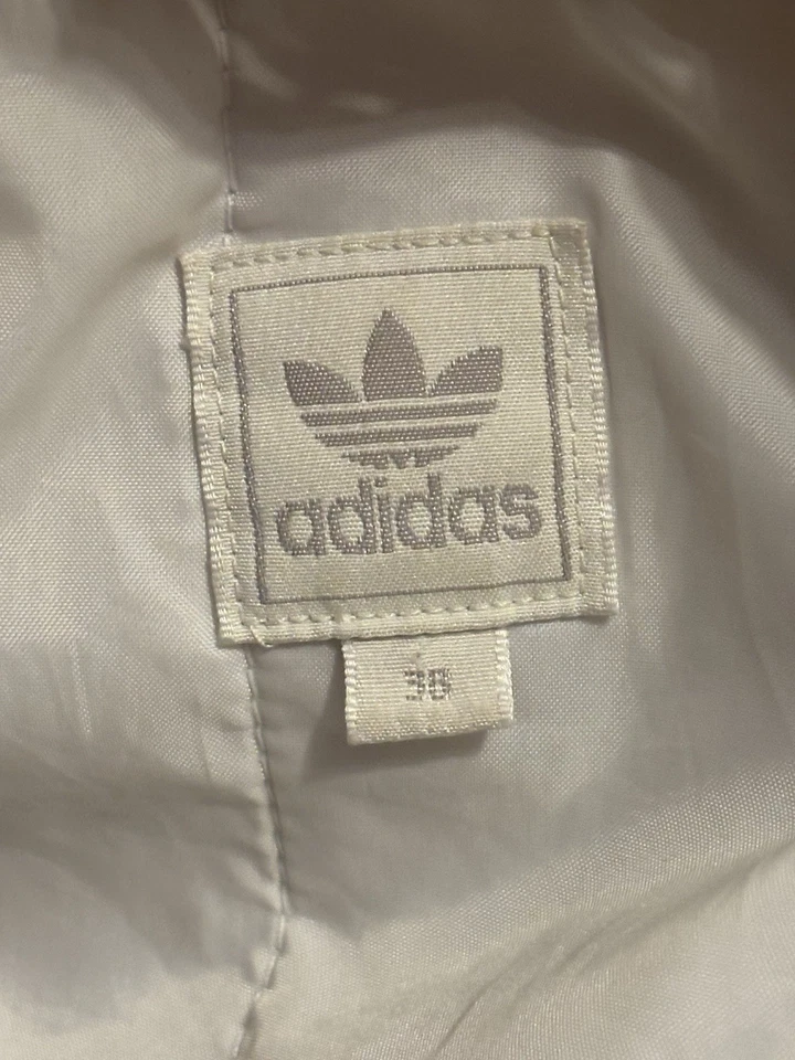 Vintage 90’s Adidas Wind Breaker Red And White Womans Size 38 (small). Used. - Image 3 of 3