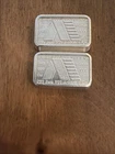 1 oz USVI Vintage 1981  A-Mark Amark Chunky Style Bar .999 Silver