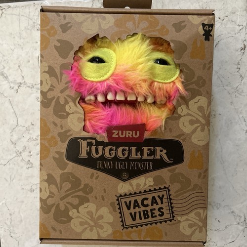 Zuru Fuggler Funny Ugly Monster Vacay Vibes Pink Rainbow Mr Buttons