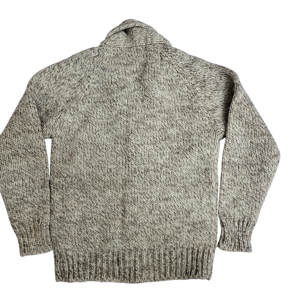 Cárdigan Suéter Avena Acogedor Cabincore De Colección Gimbels Niños 6 Chal Cuello Abuelo Foto 2 de 4