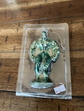 2008 Marvel Incredible Hulk Blown Glass Christmas Tree Holiday 5.5" Ornament