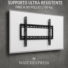Staffa porta tv da 40 a 80 Pollici supporto RESISTENTE monitor televisore parete