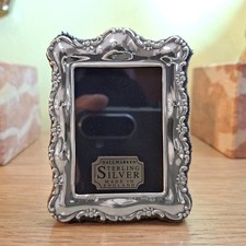 CARRS - Cornice Portafoto in Argento 925 Sterling anni 90 inglese x foto cm 4x6