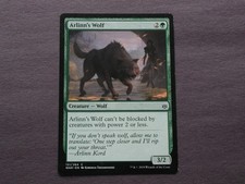 2019 MTG Creature "Arlinn's Wolf" NM+ Magic Card #151 WAR EVADES CHUMP BLOCKERS
