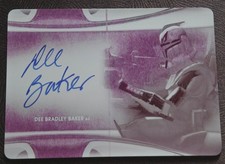 2021 Topps Star Wars Masterwork Plate 1/1 Dee Bradley Baker Auto Captain Rex