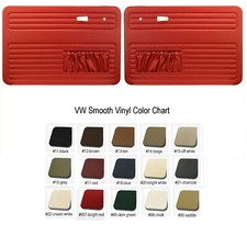 1967-79 Vw Volkswagen Bug Super Beetle Front Door Panels W Pockets - Any Color
