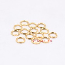 Gold Stainless steel Open Jump Rings  Split Rings Strong Jewelry Finding DIY