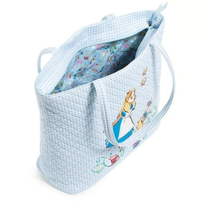 Vera Bradley Disney 100 Alice in Wonderland Vera Tote Limited Edition New 18x14x Disney100 Alice in Wonderland Vera Bradley Collection on  main image 3