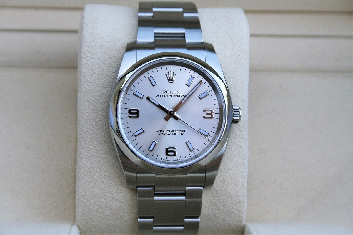 ROLEX 114200 OYSTER PERPETUAL WATCH 34MM eBay