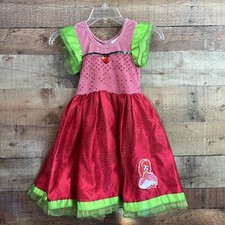 STRAWBERRY SHORTCAKE Pretend Play Dress Up Costume Dress Size 3
