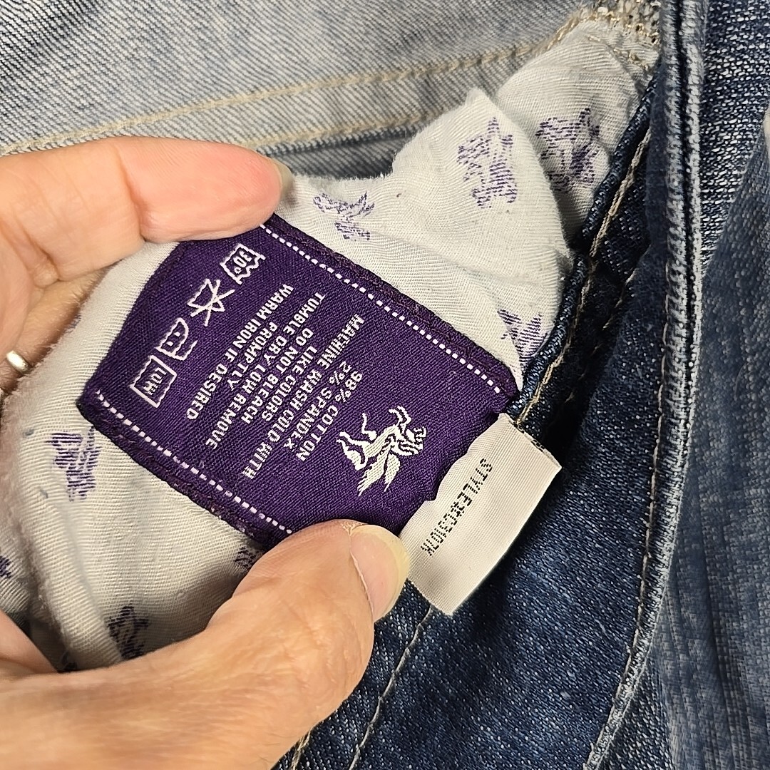 VIGOSS Capri Jeans Cropped Women's Size 17 Blue Denim 