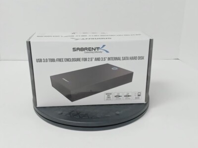 Sabrent USB 3.0 Tool-free Enclosure for 2.5''/3.5'' Internal SATA Hard Disk