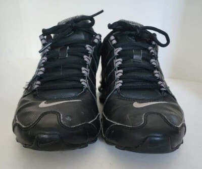 RARE 2011 Nike Shox NZ Leather Black/Cool Grey 314561 015 Size 10