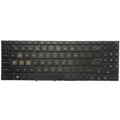New MSI Katana 15 B12UDXK B12VEK B13VFK A15 AI B8VE MS-1585 Keyboard US Backlit