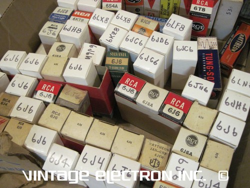 Lot (100) ASSORTED/MIXED VACUUM TUBES - Radio/Ham/TV (Grab Bag, FREE SHIPPING) - Picture 5 of 5