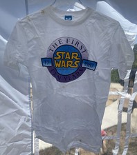Vintage STAR WARS THE FIRST TEN YEARS 1977-1987 Disney  1986 Size L/Large