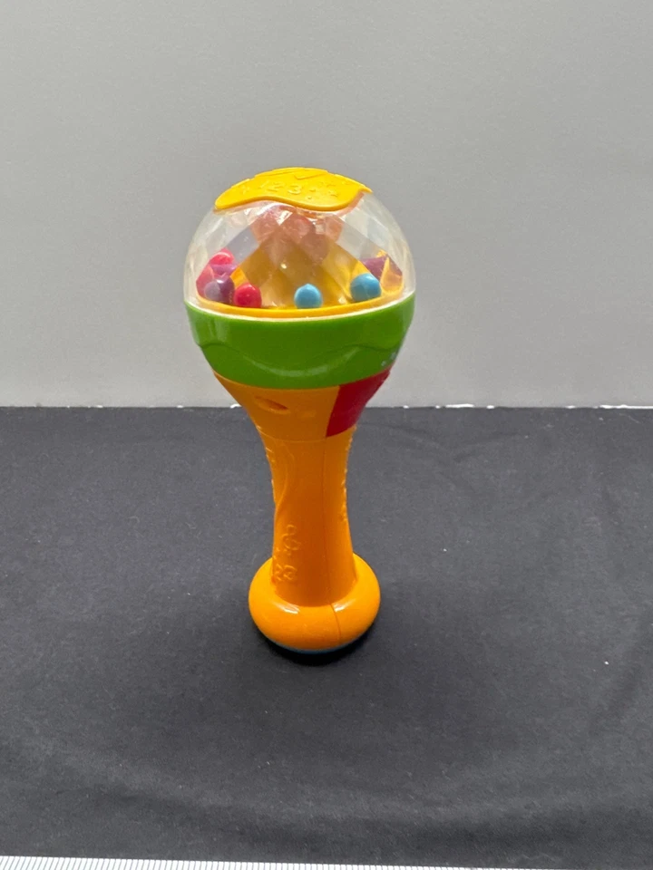 Juguete agitador de maraca amarilla arco iris musical LeapFrog para niños pequeños Foto 2 de 4