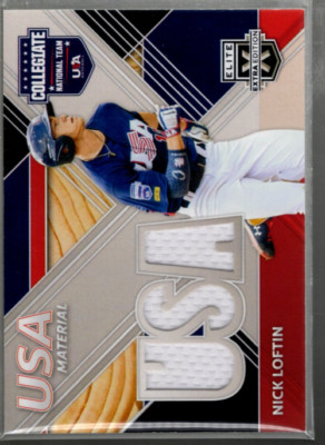 B4920- 2020 Elite Extra Edition USA Materialien #39 Nick Loftin - NM-MT