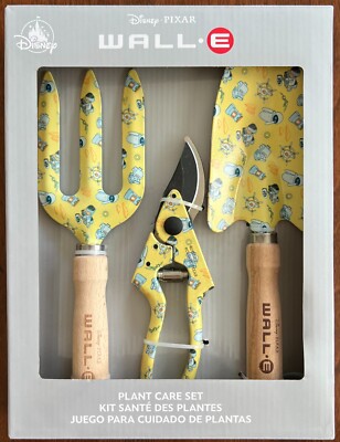 Disney Parks Pixar Wall-E Plant Care Set Trowel Shears and Fork NIP