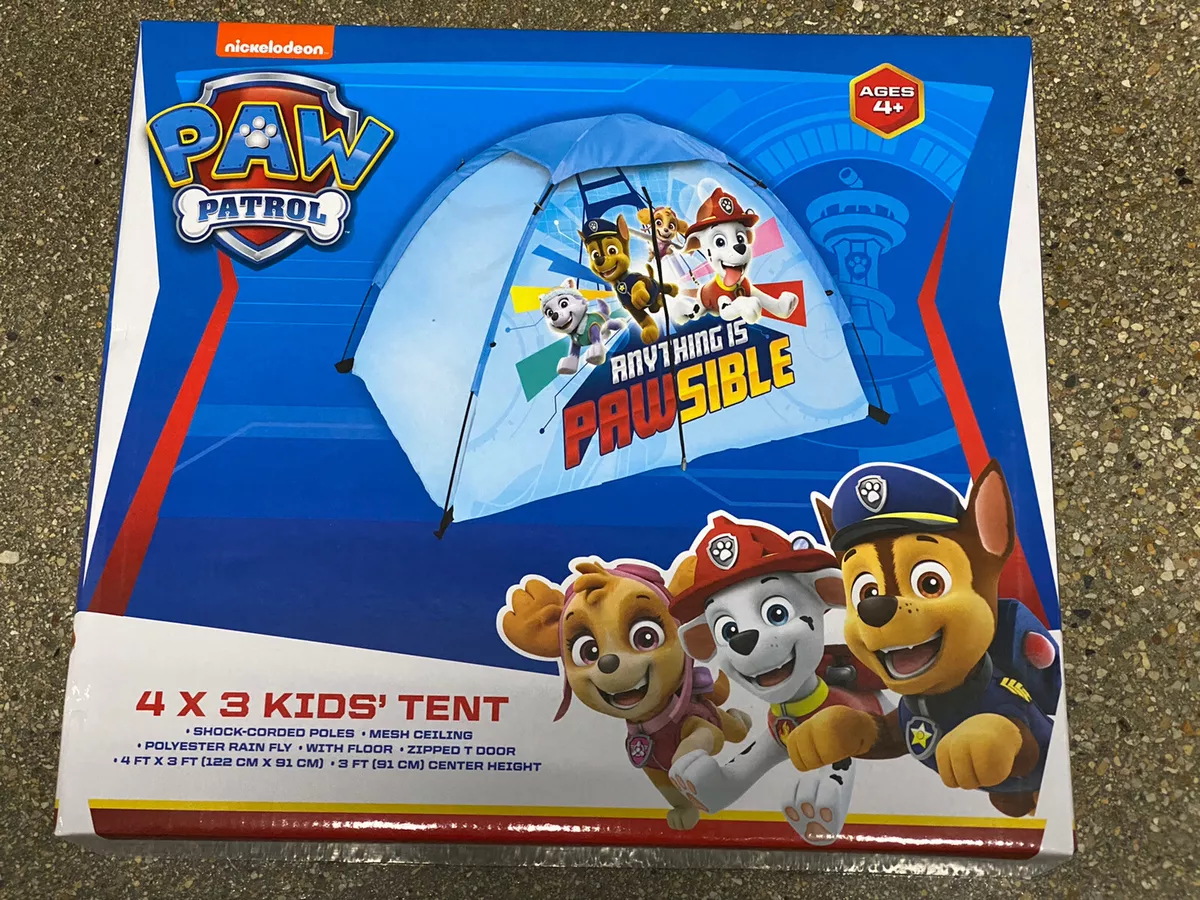 Paw patrol sales kids tent