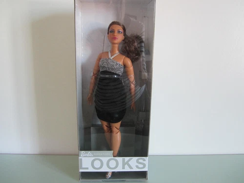 Barbie Signature Looks Doll #12 HBX95 Brunette Hair Poseable Body New in Box