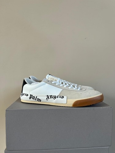 Palm Angels , New Tennis Sneakers in White/Black BNIB 44 - Picture 11 of 12