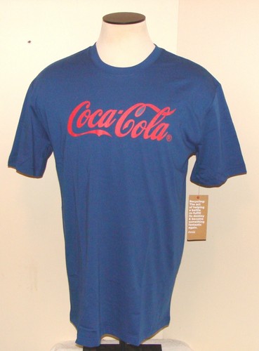 Coca Cola Fashion T-Shirt Men's XL Navy (New with Tags) ***FREE SHIP*** - Picture 2 of 11
