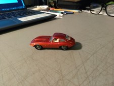 LESNEY MATCHBOX 32 E-TYPE JAGUAR METALLIC RED1962 NICE         BX 3
