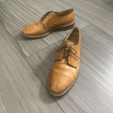 Allen Edmonds Dickson Split Toe Derby Shoes Men’s 10.5 D Brown Leather USA 18924