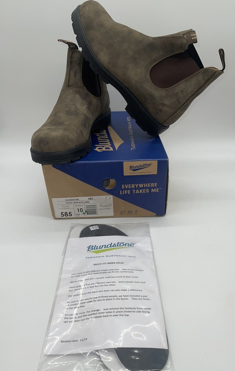 Blundstone 585 サイドブーツ サイズ6 ラスティックブラウン Blundstone Classics #585 Chelsea Boots – Cleanline Surf