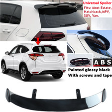 Universal Rear Roof Spoiler Wing Painted Black Fit For Honda Infiniti Fiat Gmc